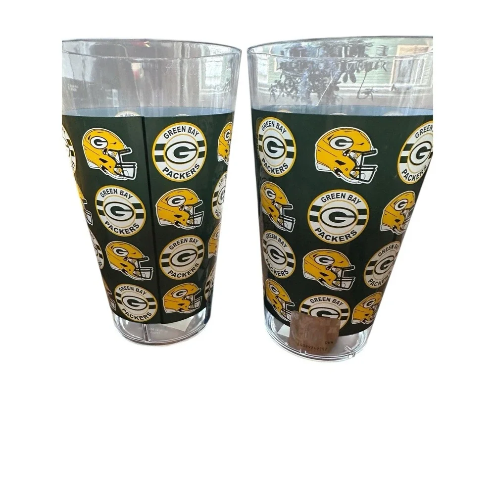Green Bay Packer NFL Hat And 2 Packer Cups‎